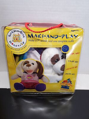 Build-A-Bear Workshop Make And Play Dog kit RARE Factory