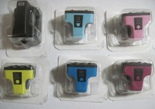 Set 6 NEW Genuine SEALED HP 02 Hi Yld Inkjet Cartridges K C M Y LC LM NO BOXES