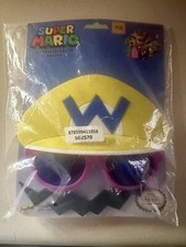 Wario Nintendo Super Mario Bros Sunglasses Sun-Staches of the Super Mustache