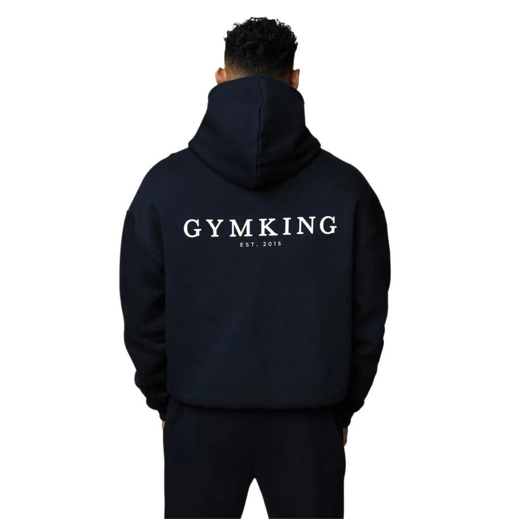GYM KING Mens Oversize FULL TRACKSUIT Jogging Bottoms Hoodie Top