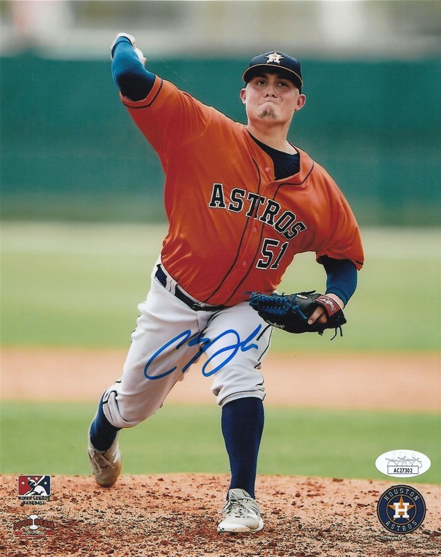 CHAD DONATO Houston Astros Signed Photo COA/JSA