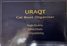 URAQT Large car boot organiser Unzips Into 3 Separate Pieces