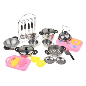 stainless steel cookware playset