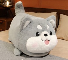 Husky Teddy Dog 14 Inch Pillow Stuffed Animal Plush Toys Toddler Doll Kids Gifts