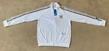 Adidas Chile 20 Track Top Jacket Casual Sportswear White/Gold Gym Small-Medium