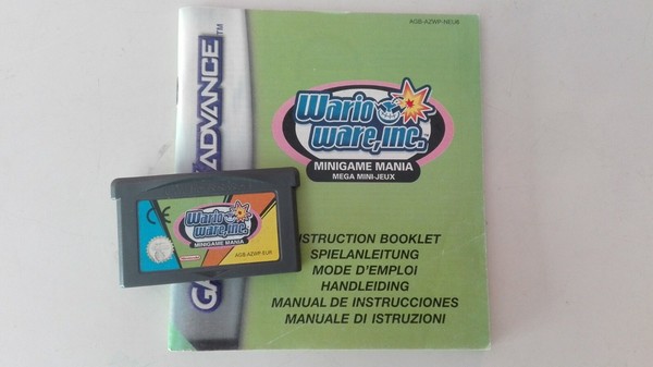 Wario Ware inc, game boy advance