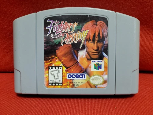 Fighters Destiny (Nintendo 64, 1997) N64 Genuine Authentic Original Cartridge