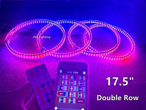 17.5"DOUBLE ROW LED Double Side CHASING FLOWING Multi-function LED Wheel Lights - Picture 12 of 22