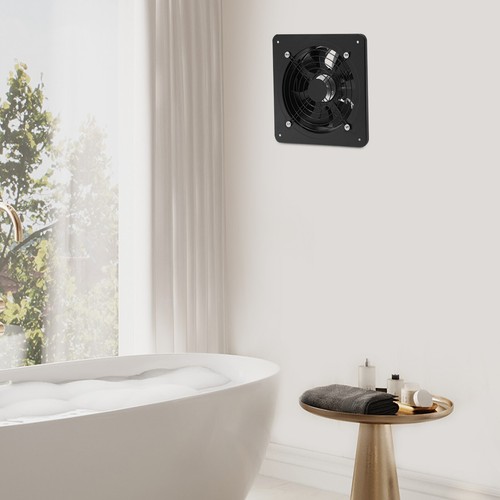 Ventilador de escape negro 220V 100W Ventilador de extracción de pared Ventilador de ventilación 50Hz - Imagen 21 de 22