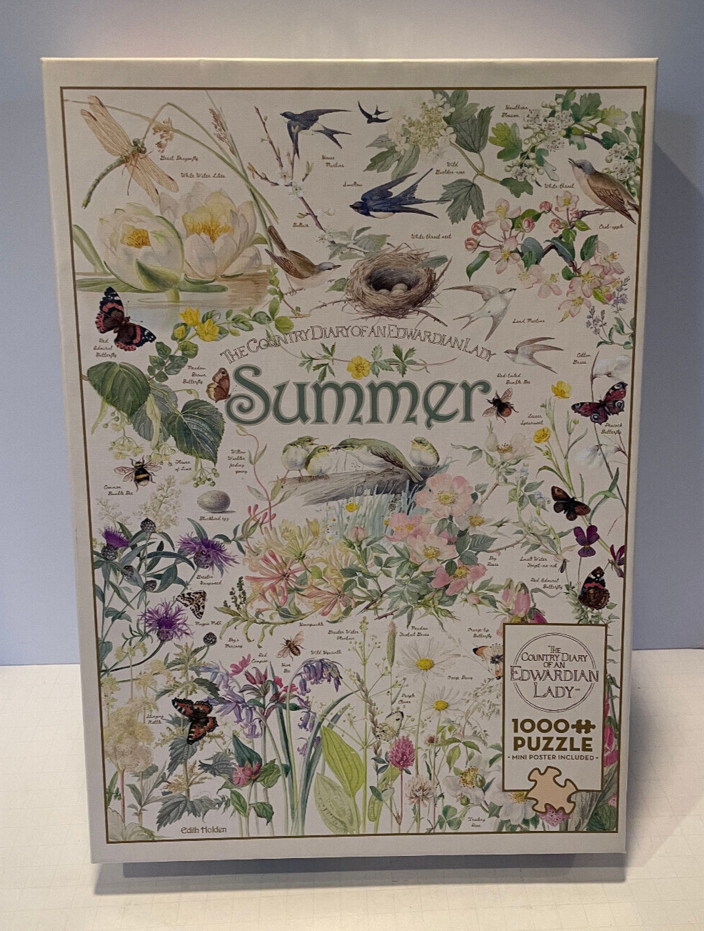 1000 pc Jigsaw Puzzle Cobble Hill Country Diary Summer Edwardian Lady ...
