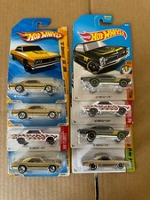 Hot Wheels Lot 8x 65 Pontiac 67 Chevelle Ss 396 Plymouth Barracuda G23