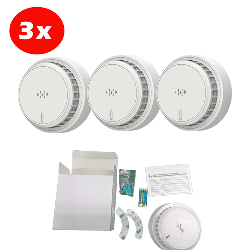 10 Year Life Smoke Alarm with Battery Smoke Detector & Fire Alarms Sensor Home - Picture 20 of 25