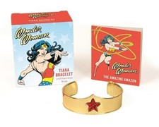 Wonder Woman Tiara Bracelet plus Illustrated Book NEW SEALED