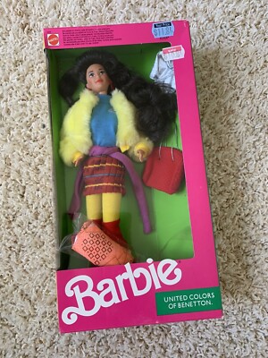 Vintage Barbie doll 1990 United Colors of Benetton Kira Great