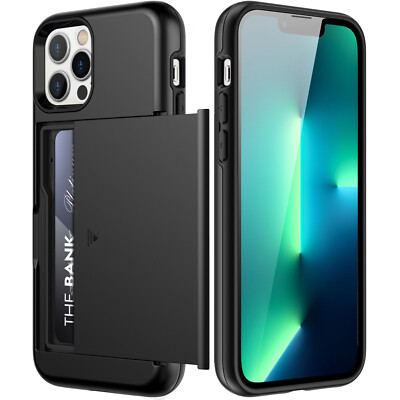 JETech Wallet Case for iPhone 13 Pro 6.1-Inch with Card Holder, Dual Layer Cover