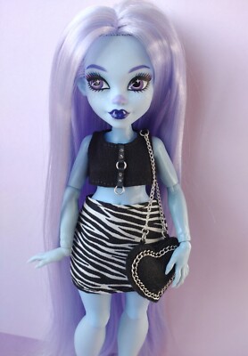 Monster High Puppen Eiche Kleidung Outfit Set Konvolut Handarbeit G3 Abbey 