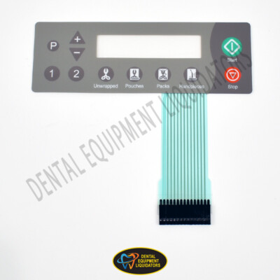 Midmark M9 M11 Autoclave Sterilizer Replacement Touchpad 015-1551-00 New Ritter