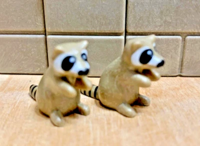 PLAYMOBIL Animaux 2 Bébés Raton Laveur Animal Sauvage Féroce Zoo - Photo 1/2