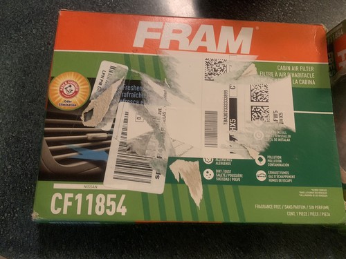 2 Each - Fram Fresh Breeze Cabin Air Filter CF11854 for Nissan Vehicles See Desc - Bild 3 von 4