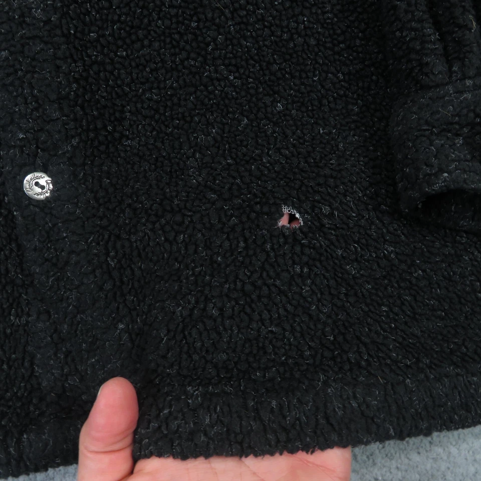 Chaqueta De Colección Quiksilver Hombres Grande Pila Profunda Polar Chaqueta Verde Surfista Patinador Años 90 Foto 3 de 4