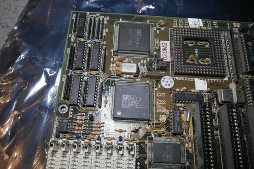 Socket 3 motherboard for 486 AT ISA 020M2 FOR PARTS OR REPAIR battery leak - Picture 13 of 17