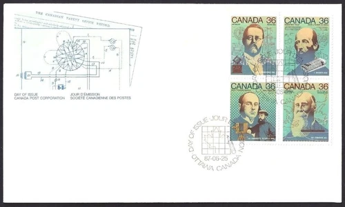 🍁Canada  #1138a   "SCIENCE & TECHNOLOGY"  Brand New  1987  First Day Cover