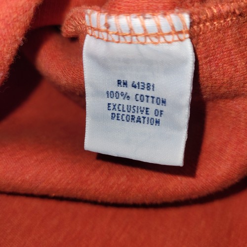 Polo Ralph Lauren Mens XL Orange 1/4 Zip Sweater LS Pullover 100% Cotton FLAW - Picture 5 of 24
