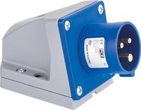 Pce Cee-WandgeräTestecker 16A 400V Twist Tt IP44