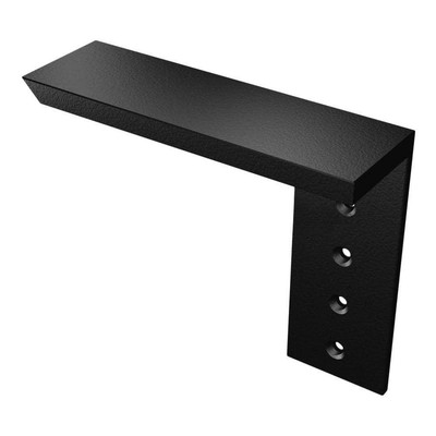 THE ORIGINAL GRANITE BRACKET Countertop Left Angled Support Bracket 18'' Black