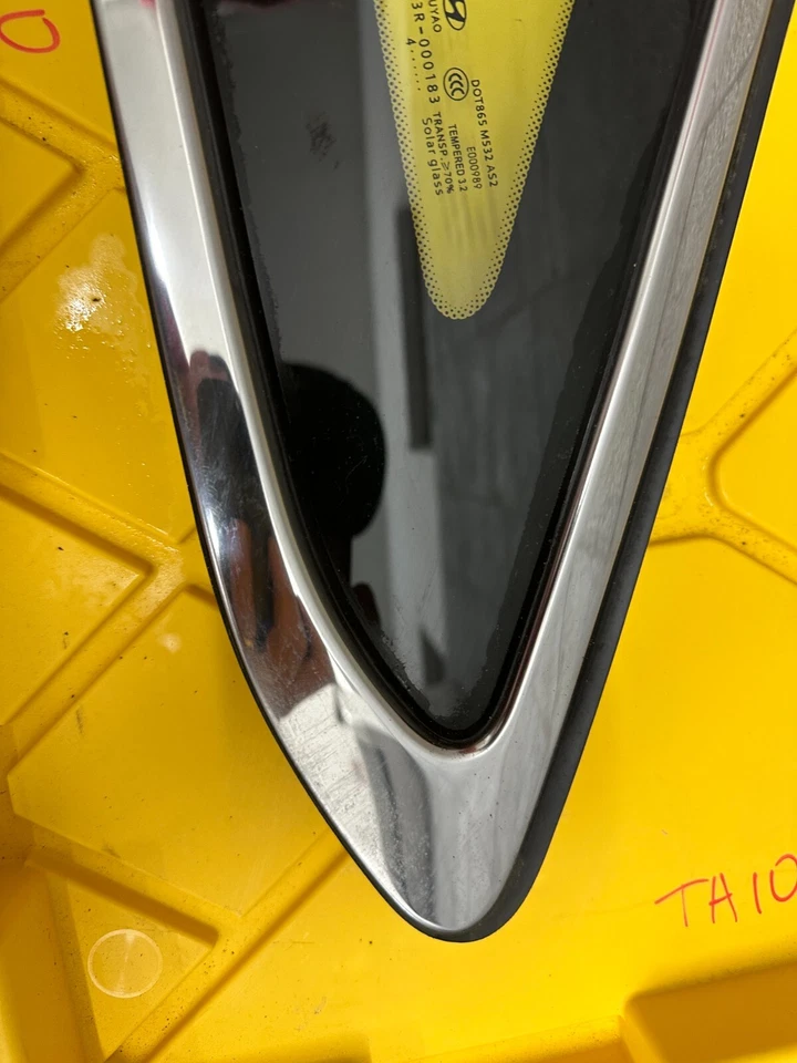 15-17 Hyundai Sonata Azera Passenger Side Rear Left Quarter Window Glass OEM *ta - Image 2 of 4