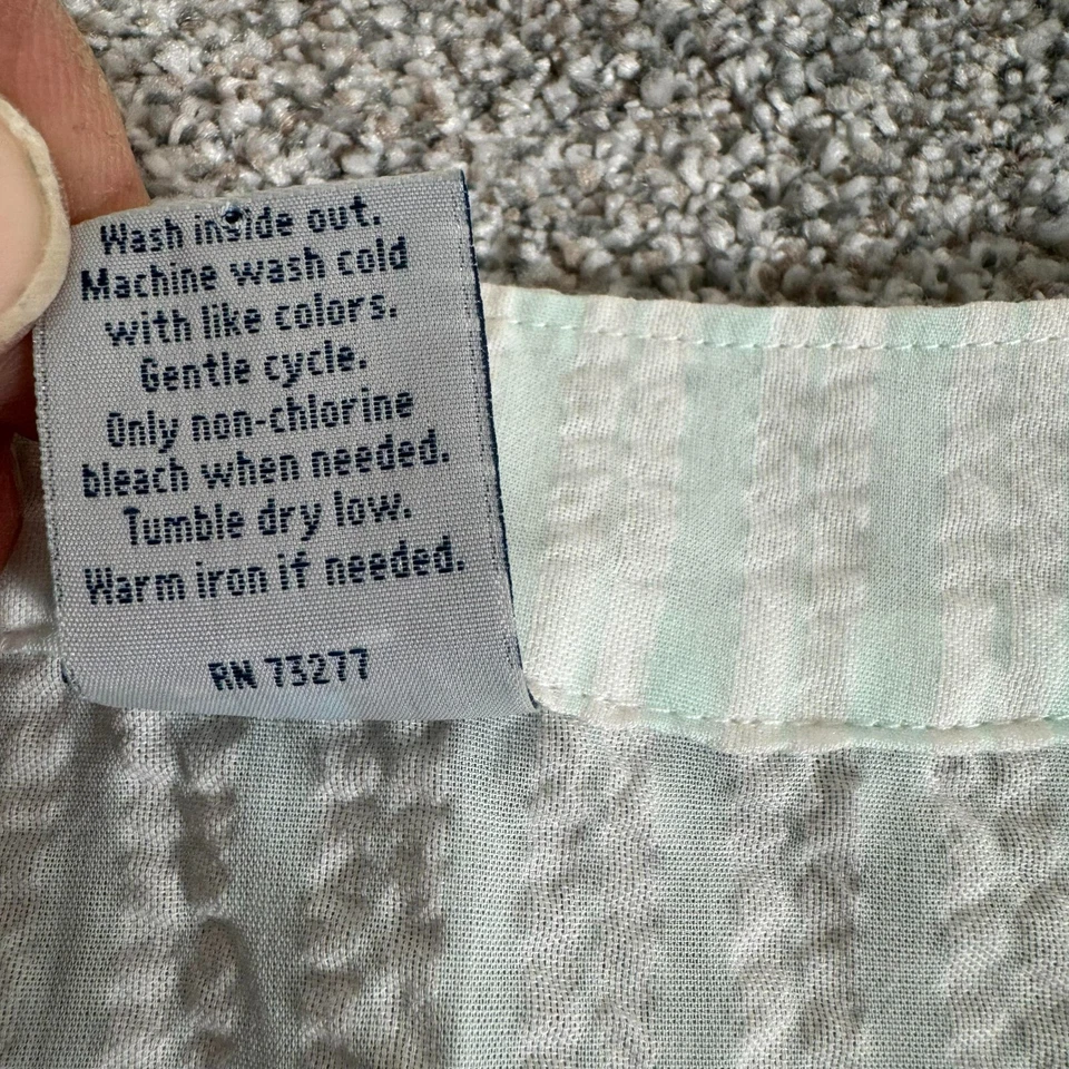 Camisón Abrigo Casa Vintage Mediano Bordado Seersucker Cremallera Completa Grandmacore Foto 2 de 4