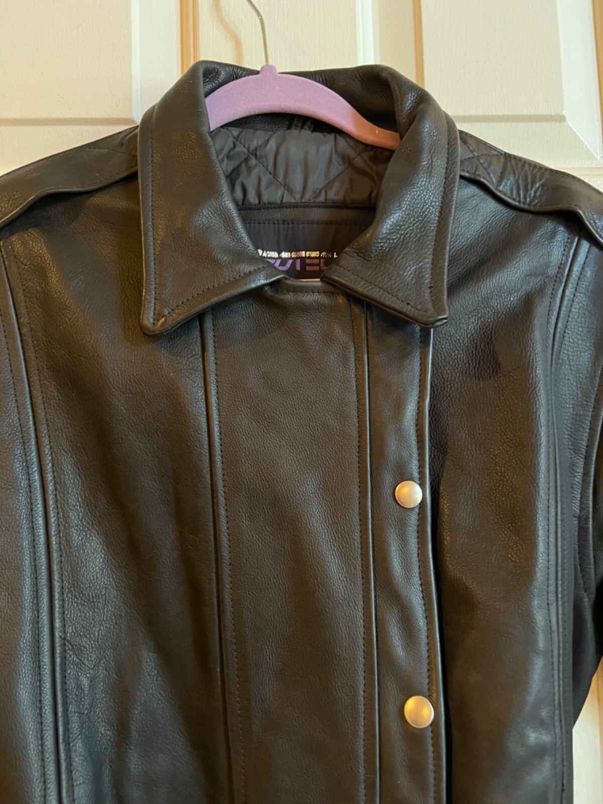 PROTECH LEATHER THINSULATE MOTORCYCLE Jacket WITH… - image 7