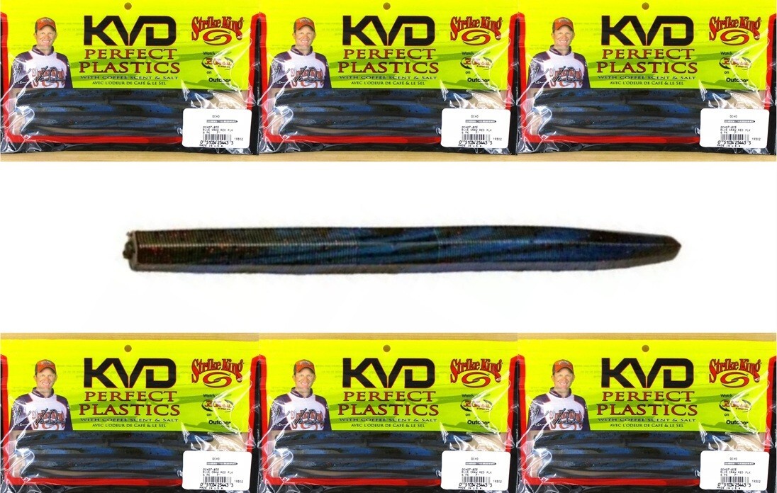 6) Bags Strike King Perfect Plastics KVD 7