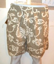 NEW Quiksilver sz Small swim trunks boardshorts board shorts beige tan