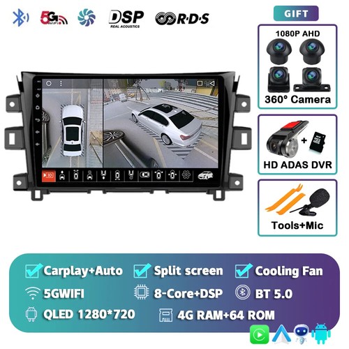 Android 13 Carplay Car Radio For Nissan NAVARA Frontier NP300 2011-2018 lot - Picture 13 of 28