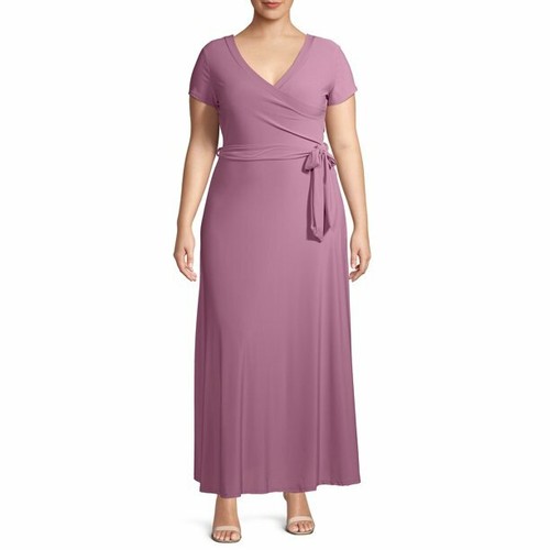 Short Sleeve Faux Wrap Dress | eBay