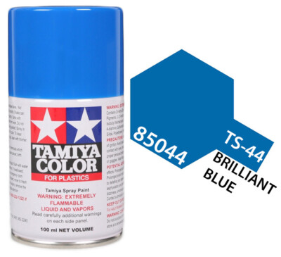 Tamiya 85044 TS-44 Brilliant Blue Lacquer Spray Paint 100ml - US