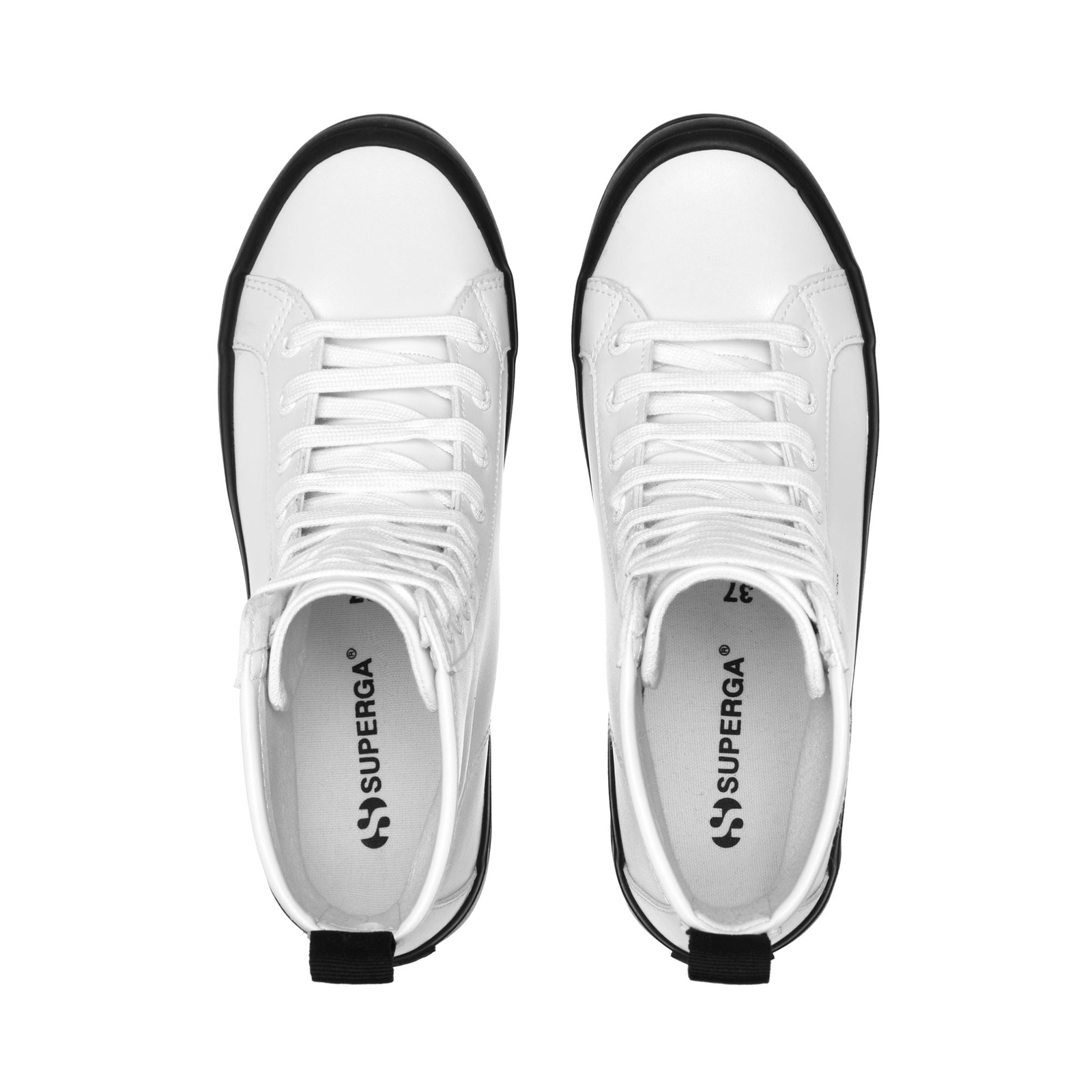 Superga Le Superga DONNA 2643 ALPINA VEGAN FAUX LEATHER Leisure LACED White - Foto 3 di 36