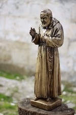 Statua di Padre Pio in Cemento 60cm