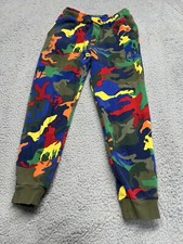 Youth Polo Ralph Lauren Polo Pony Multicolor Camouflage Double Knit Joggers Rea