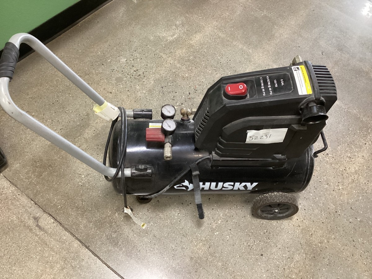 Husky 0300813A Portable Oil Free Electric Air Compressor 135 PSI 8