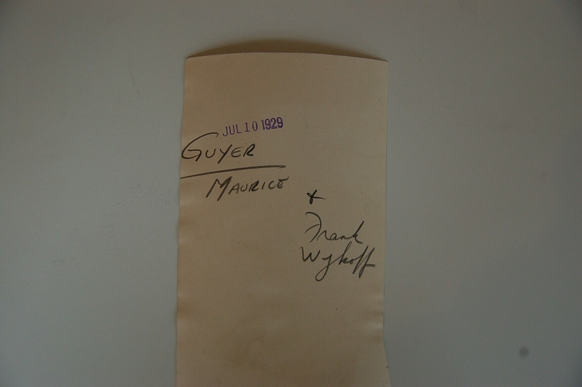 1929 Maurice Guyer - Frank Wyhoff Track Original Photo | eBay