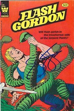 SAM J. JONES SIGNED AUTHENTIC 'FLASH GORDON' COMIC BOOK B w/COA MOVIE 1980