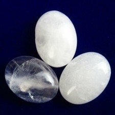 3Pcs 20x15x6mm White Crystal Oval Cab Cabochon QS-J93866