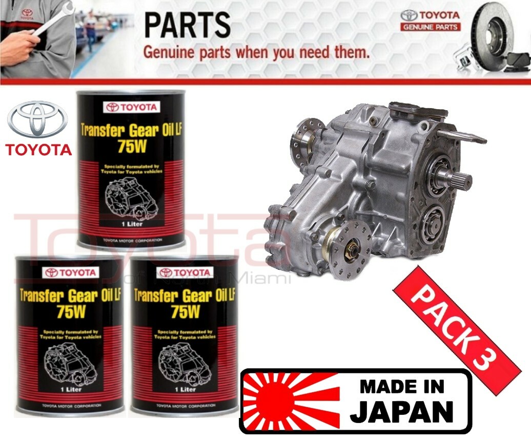 3 Set OEM Genuine Toyota Transfer Gear Oil LF 75W 0888581080 eBay