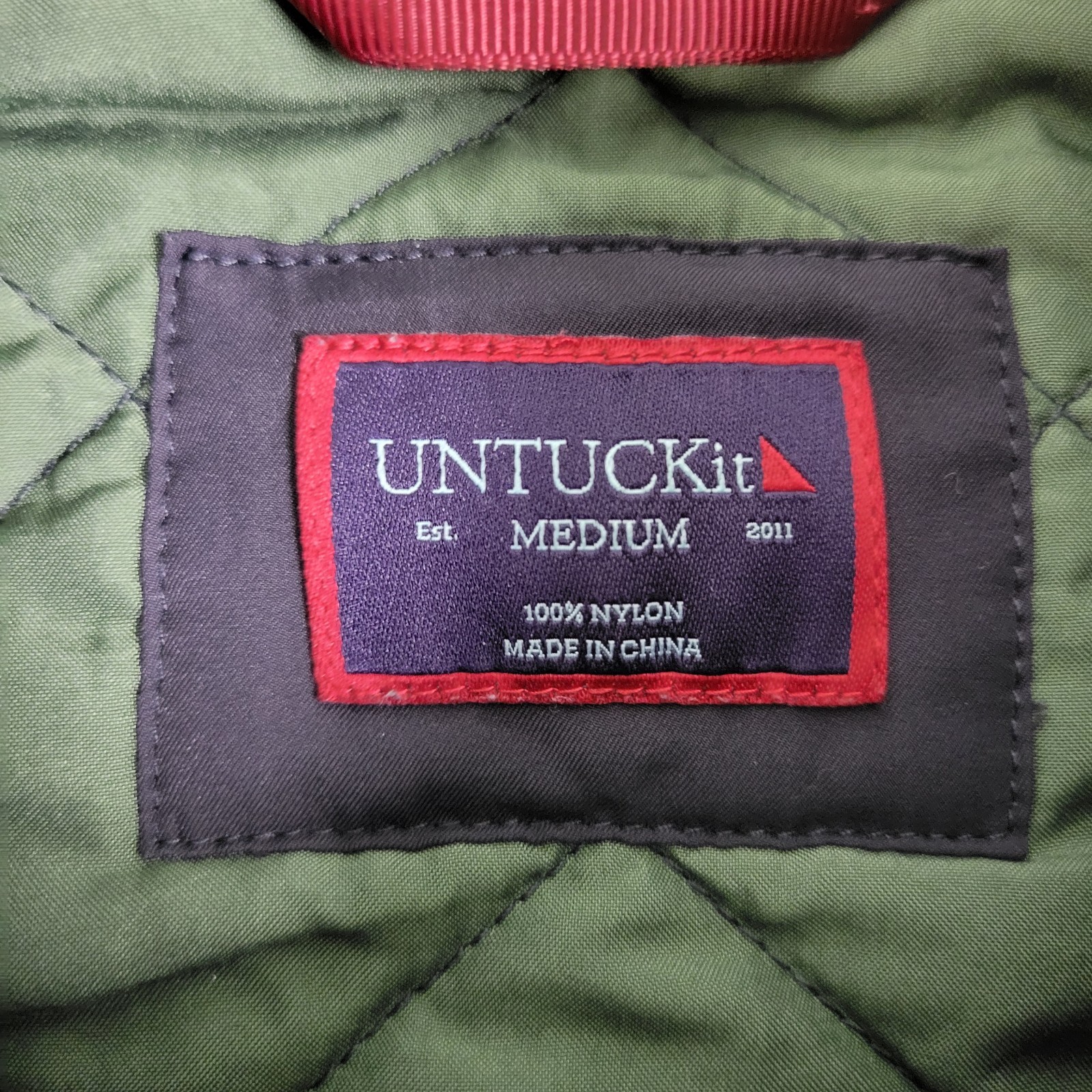 Untuckit Mens Medium Solid Black Performance Quli… - image 3