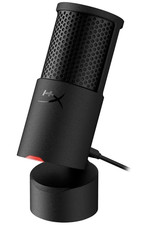 HyperX SoloCast 2 Desktop USB Microphone Tap-to-Mute LED Pop Filter Black