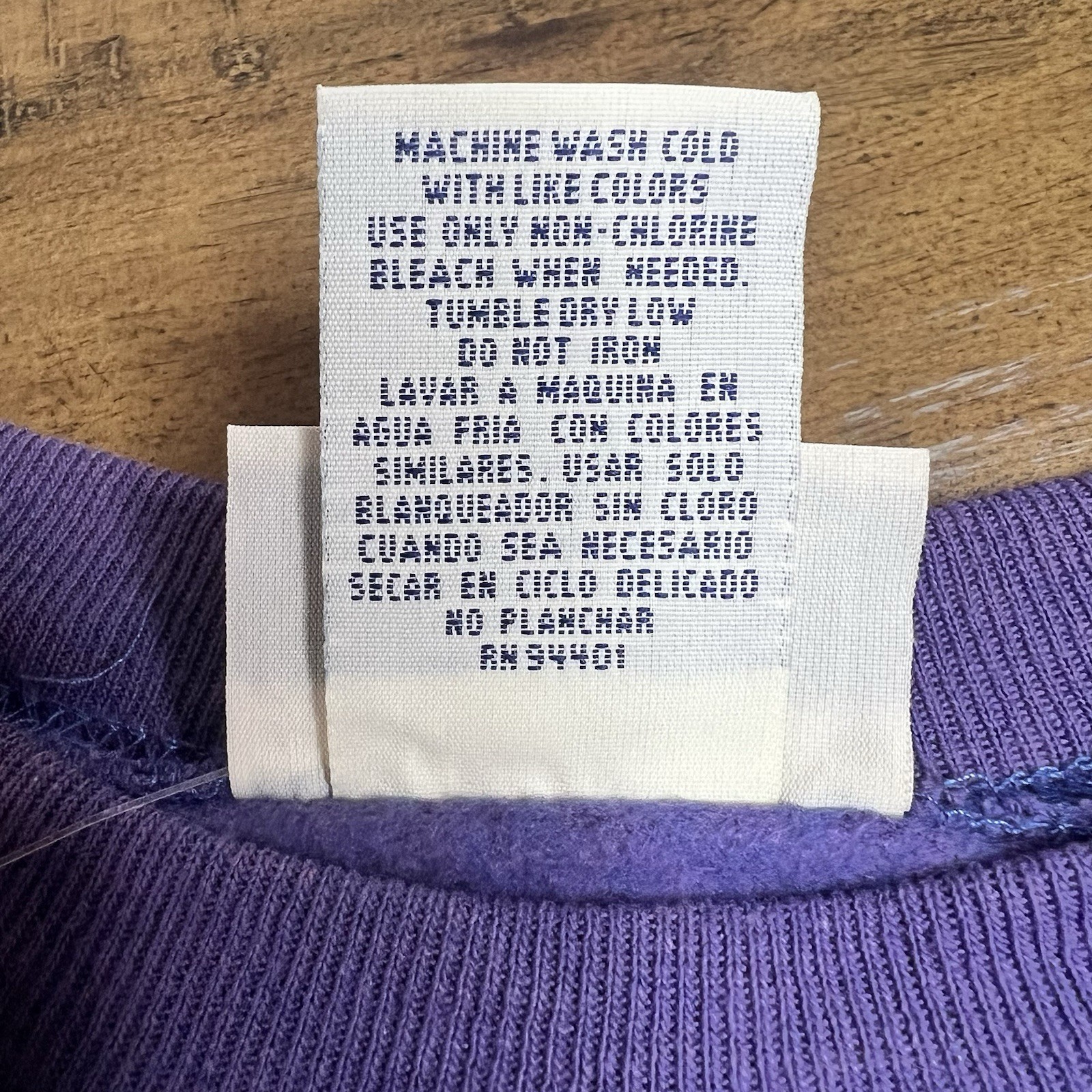 Vintage Basic Editions NWT Purple Cornucopia Wome… - image 4