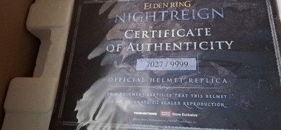 ELDEN RING NIGHTREIGN Helmet of Wylder Official - SOLD OUT! 7027/9999 OPEN BOX