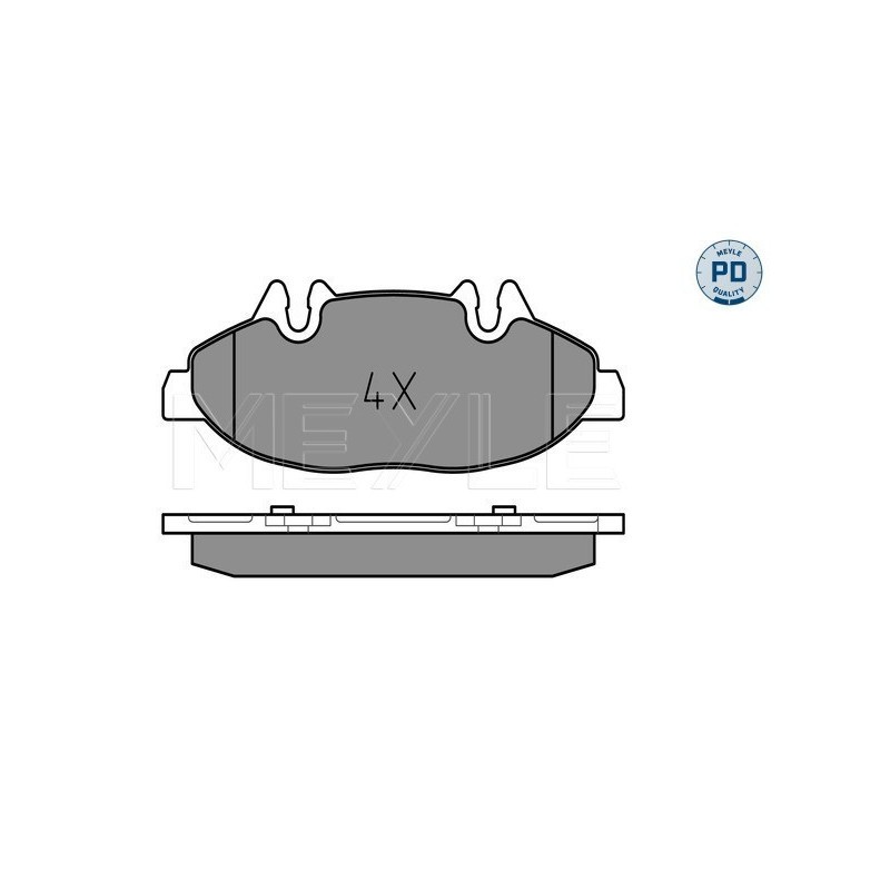 MEYLE 025 240 0720/PD Brake Pads Set Front for Mercedes Vito Viano